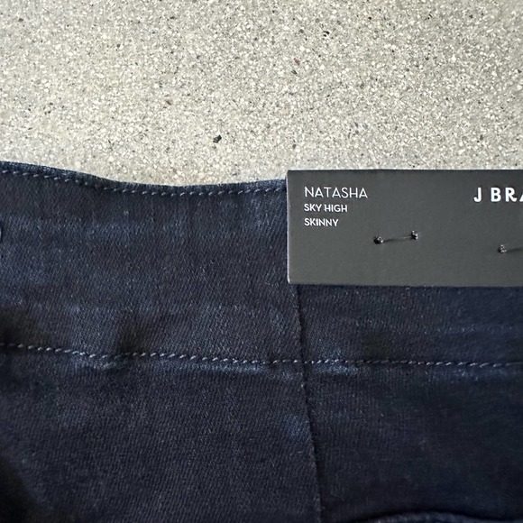 J Brand Natasha Sky High Skinny Jeans in Bluebird - Picture 6 of 7
